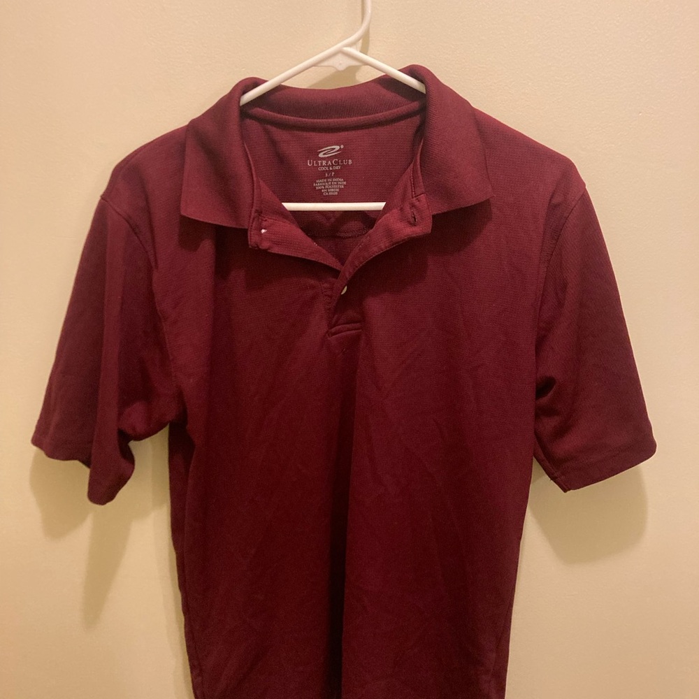 Stewart’s shops Men's Maroon Polo Shirt